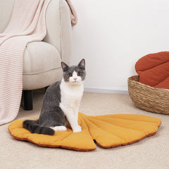 Leaf Shape Dog Bed Mat Crate Pad