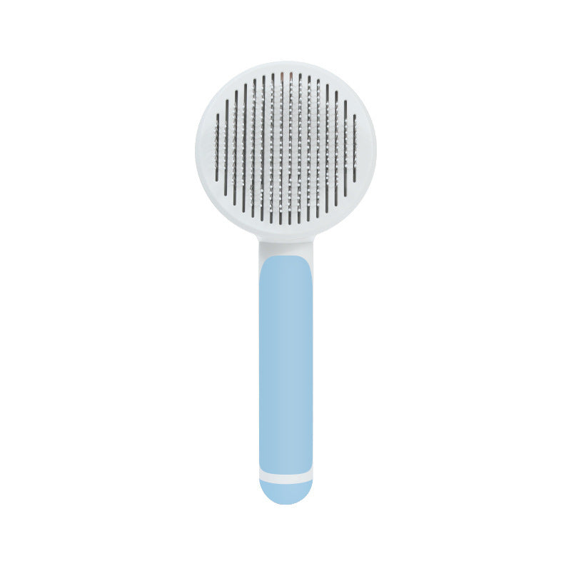 Round Handle Pet Comb Sticky Massage Brush