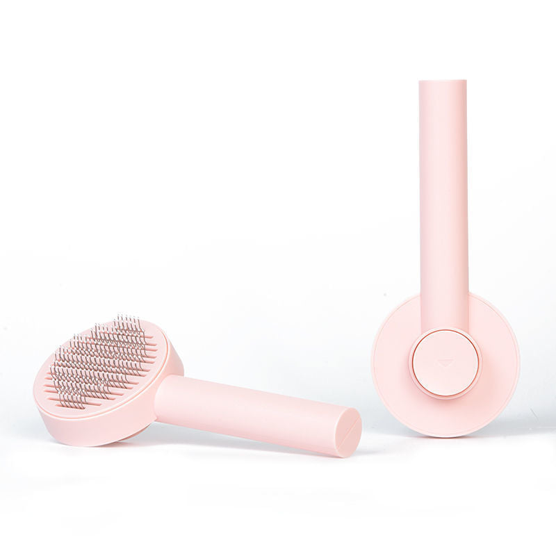 Round Handle Pet Comb Sticky Massage Brush