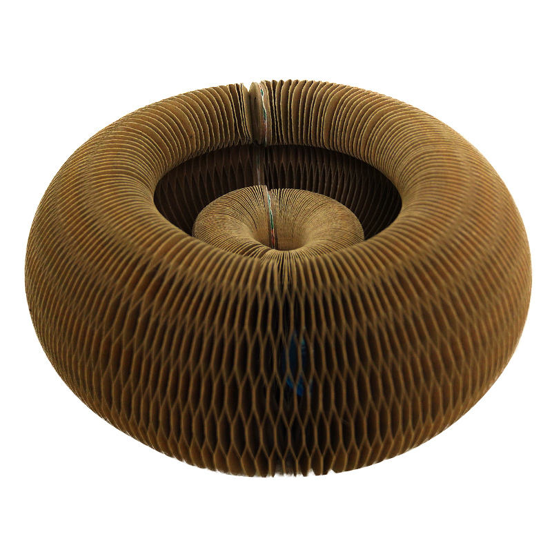 Corrugated Foldable Cat Scratcher Cardboard