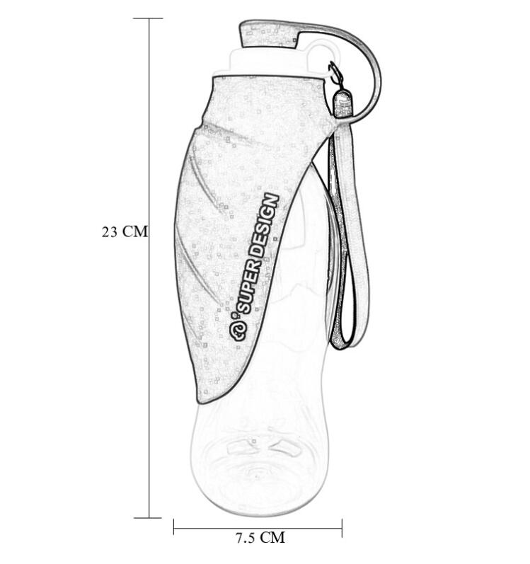 Pet Dog Water Bottle with Drinking Cup