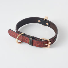 Pet Leather Collar & Leash