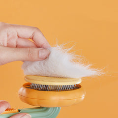 Pet Cat Brush Self-cleaning Comb Looper