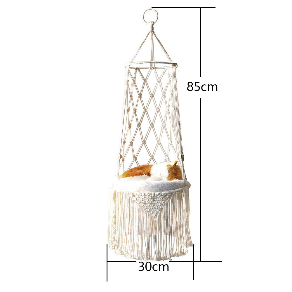 Hanging Pet Bed Hammock Cat Swing