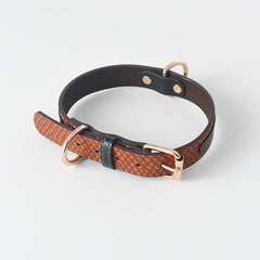 Pet Leather Collar & Leash